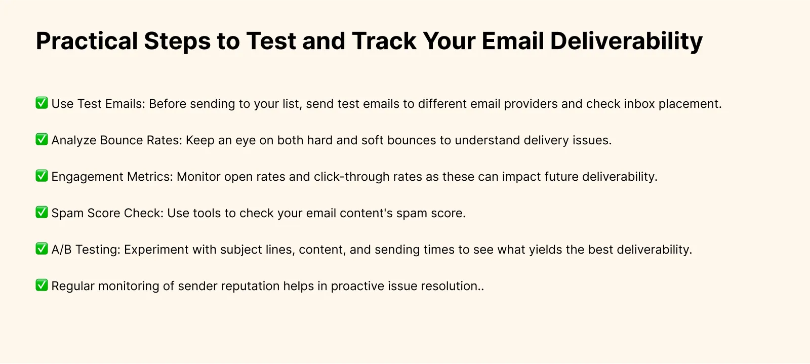 Practical Steps to Test and Track Your Email Deliverability