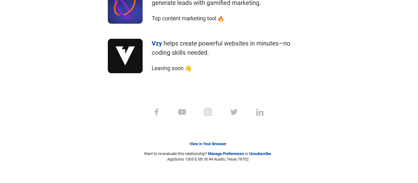 Unsubscribe Link