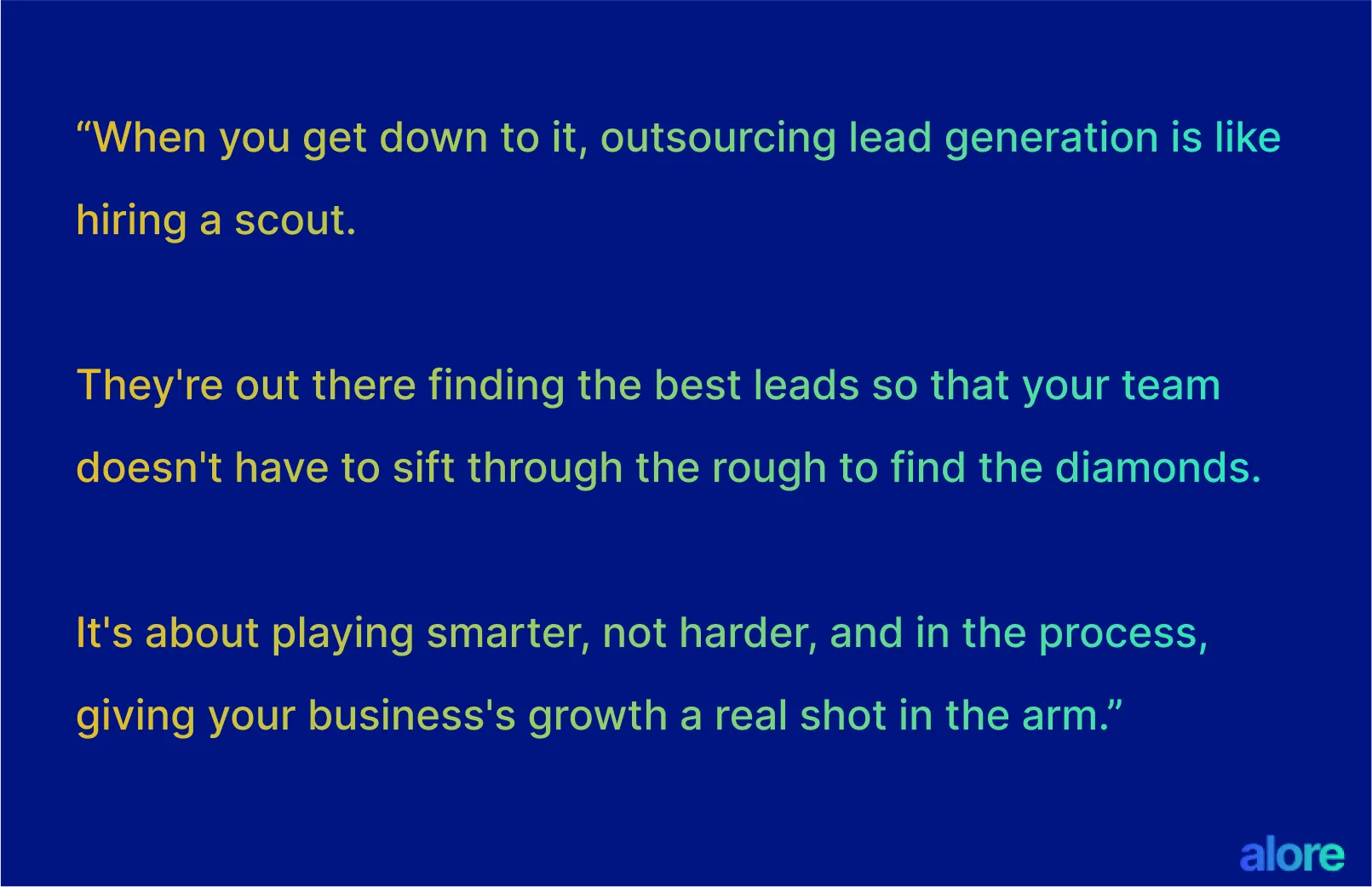 The Human and Economic Aspects of Lead Generation