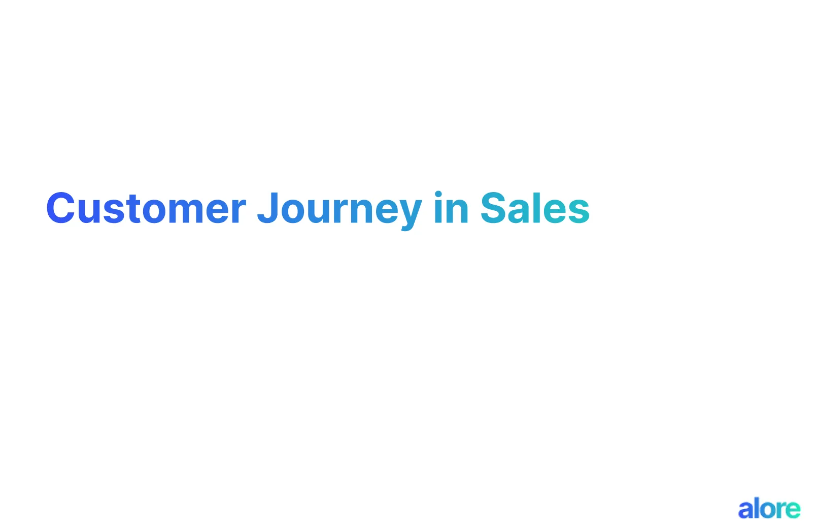 Customer Journey in Sales