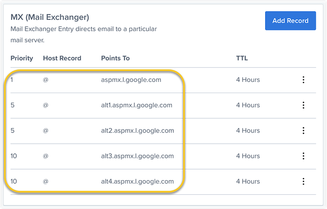 How to set up MX records Adding Google MX records on Google Workspace