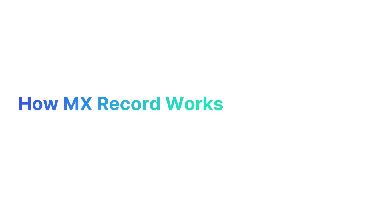 How MX Record Works