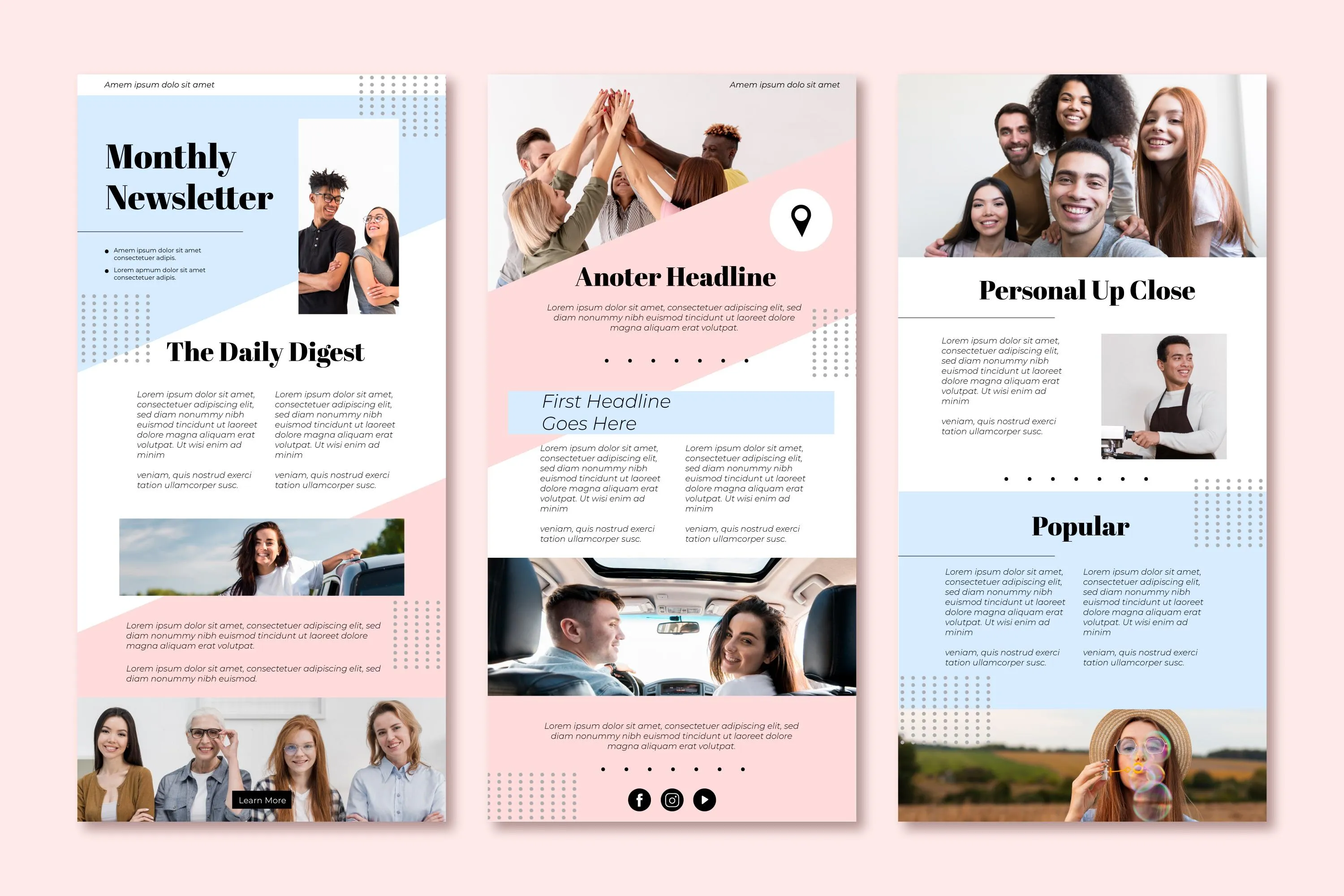 Email Newsletter Looks Like
