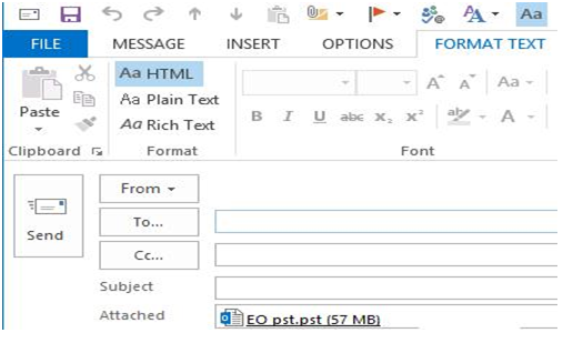 Send Large Files in Outlook 