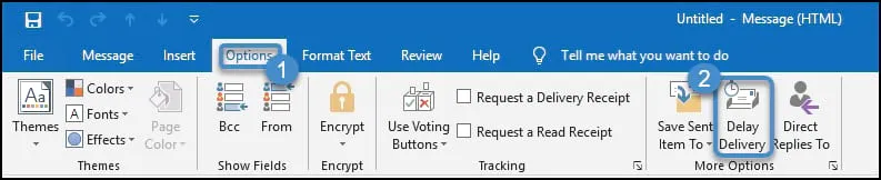 Access Delay Delivery for Outlook Email