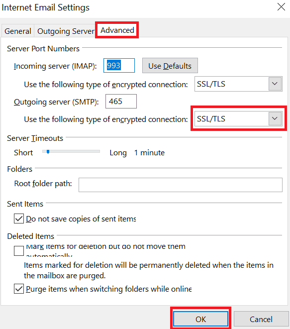 Advanced SMTP Configuration