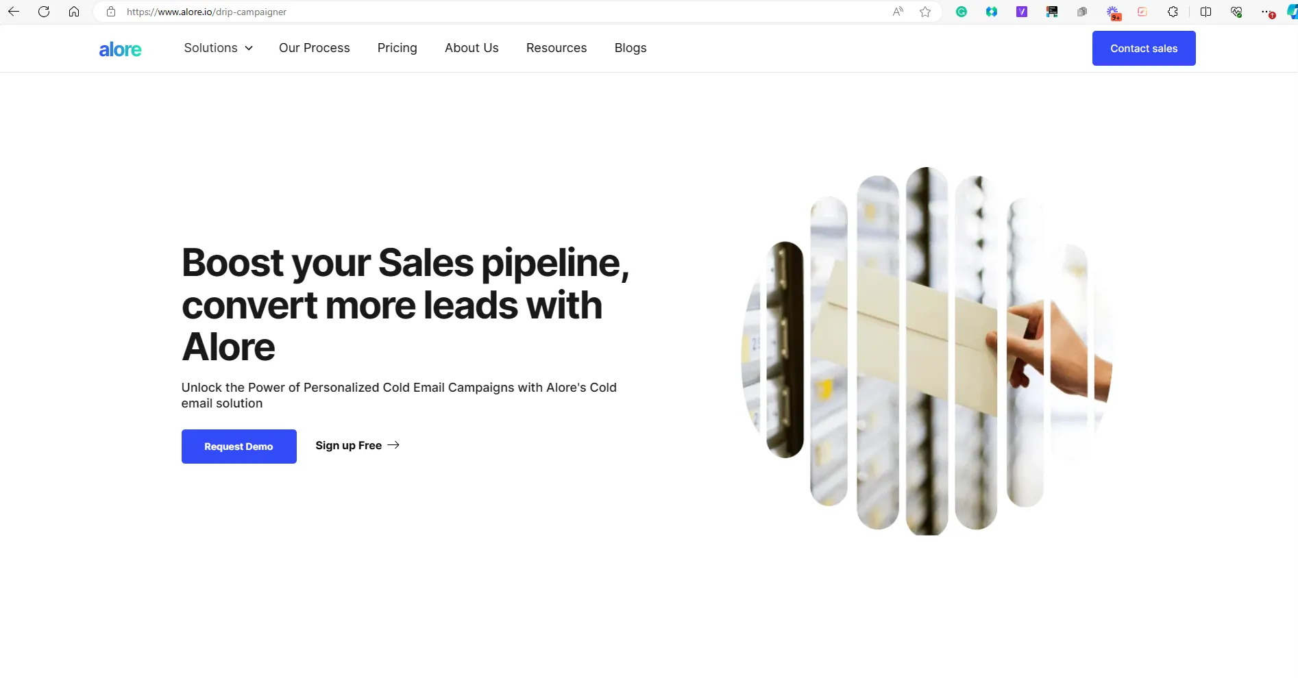 With built in email verifier, Alore can help you verify emails at scale with ease.