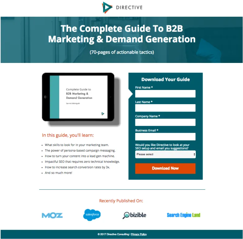 Lead Generation Strategy: Create and Share Downloadable Resources