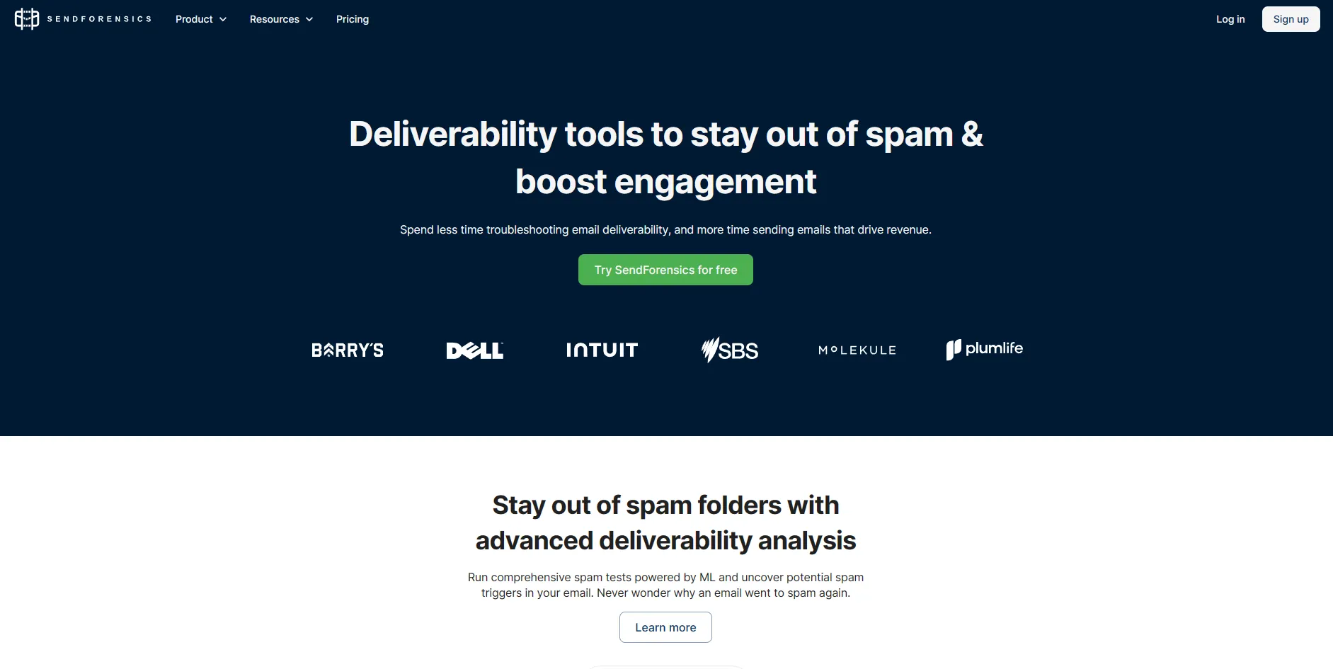 Send Forensics - Deliverability tools to stay out of spam & boost engagement