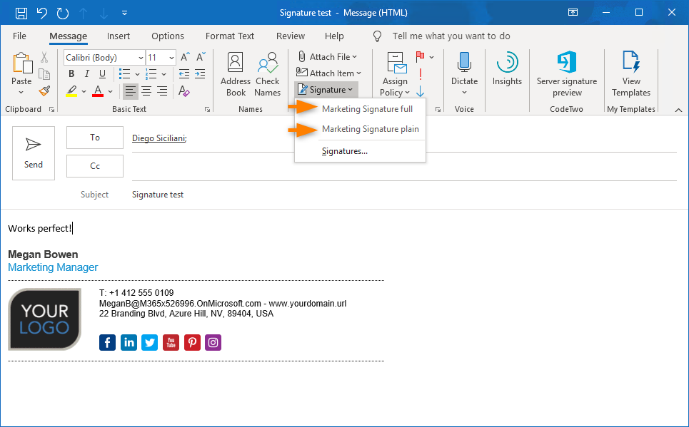 Adding Email Signature to Microsoft Outlook: Design Your Signature