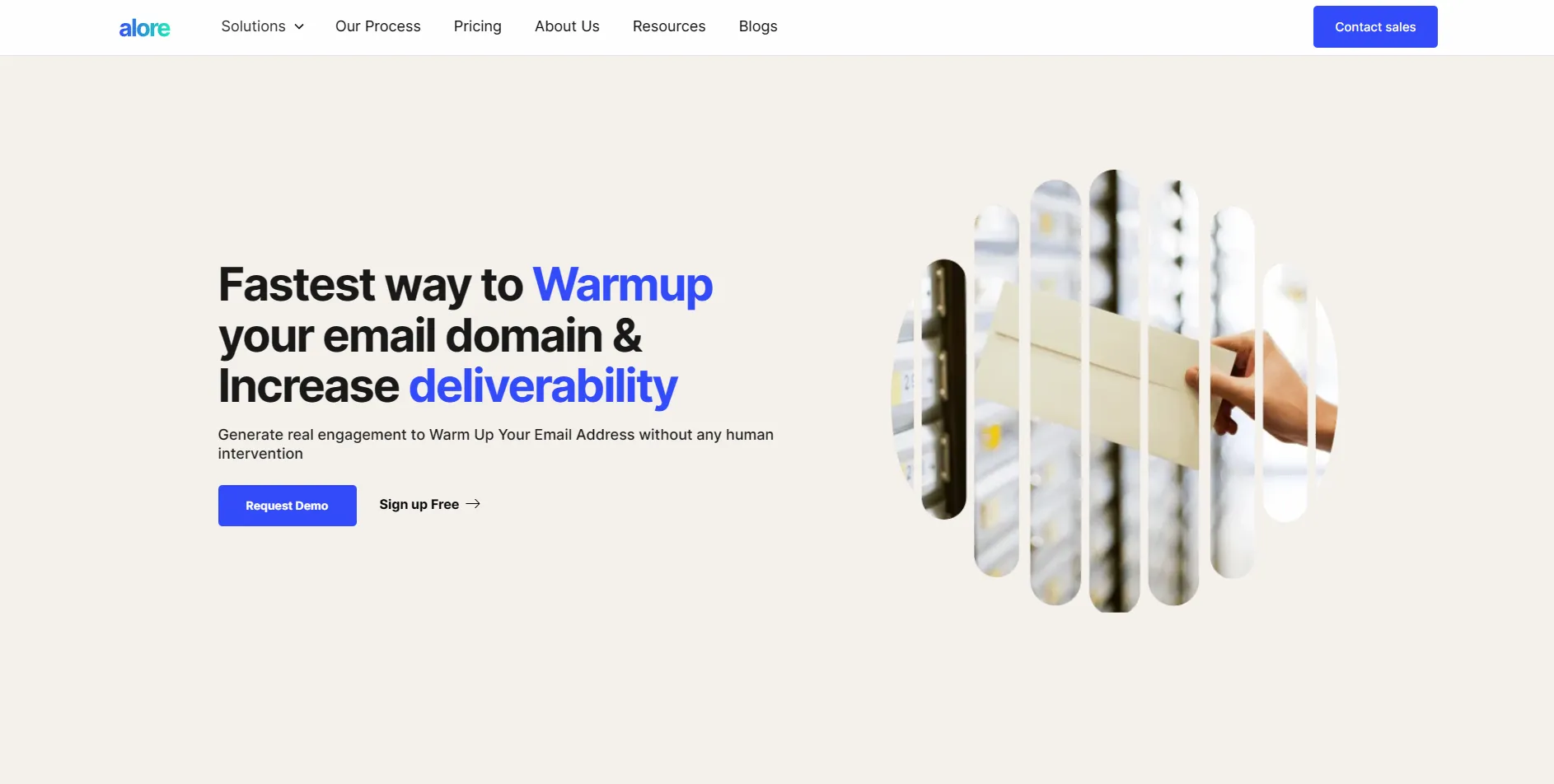 Warm up your email domain with Alore for High Deliverability