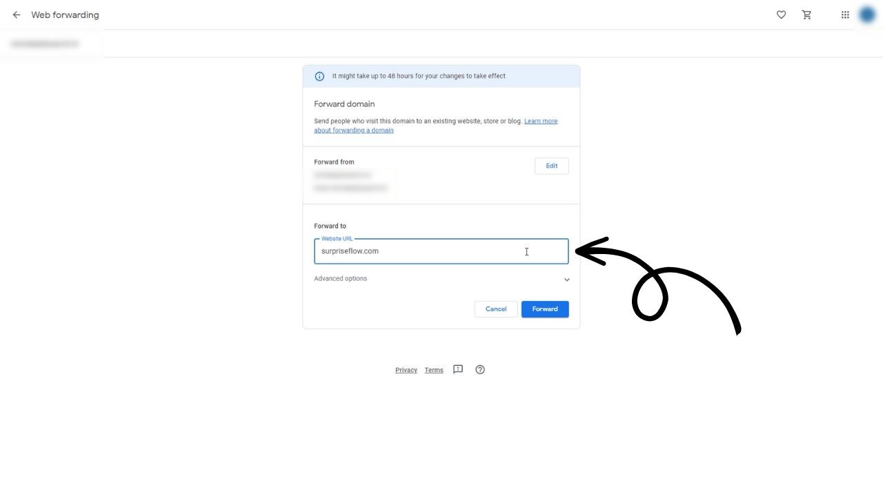 Step 4: Set your Destination URL