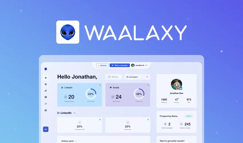 Export Bulk LinkedIn Emails from the Tool Like Waalaxy