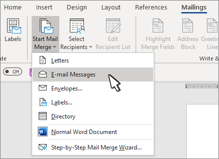  Use Mail Merge with Microsoft Word to Send Mails