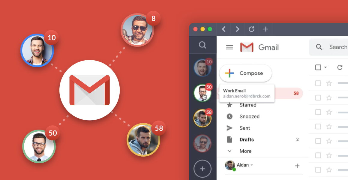 Use Multiple Gmail Accounts for Sending Emails