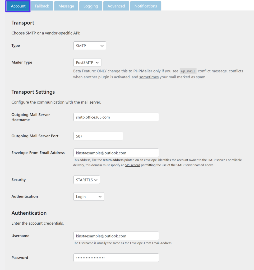  Using SMTP Servers in Outlook for Sending Mails