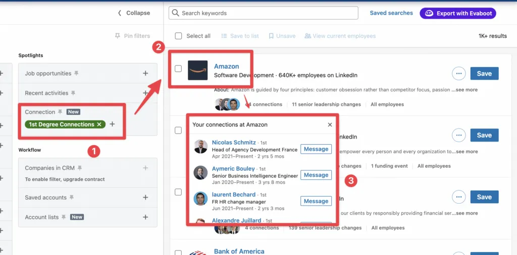 Advanced Search Features on Sales Navigator