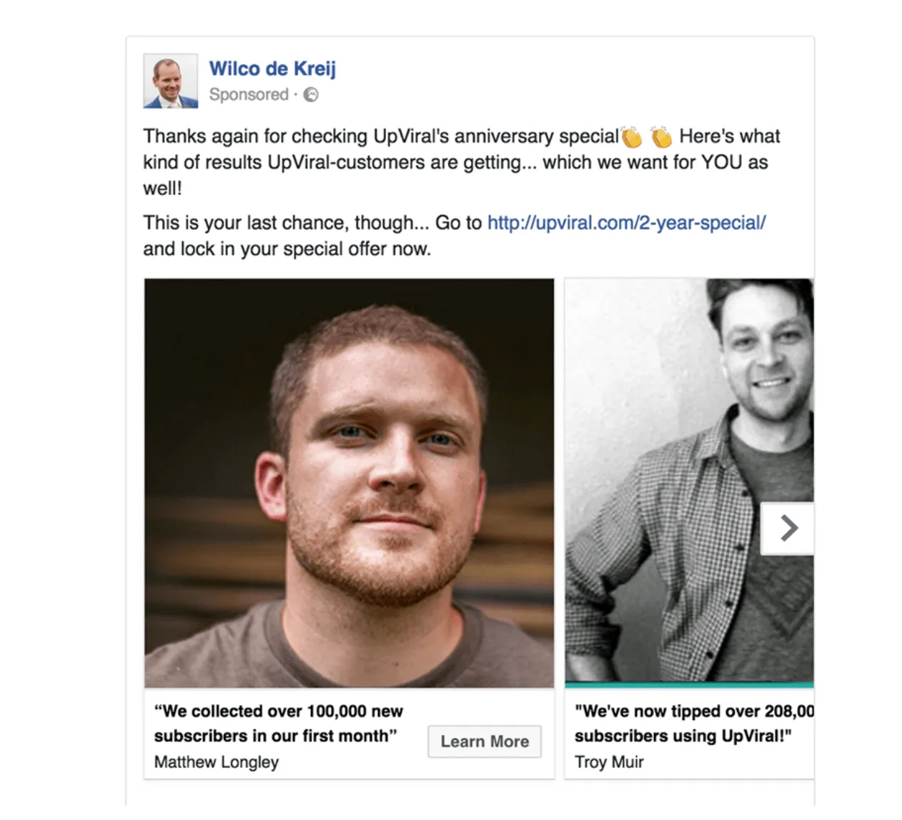 Share Testimonials as Social Proof