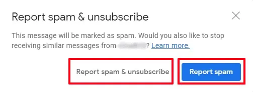 report spam