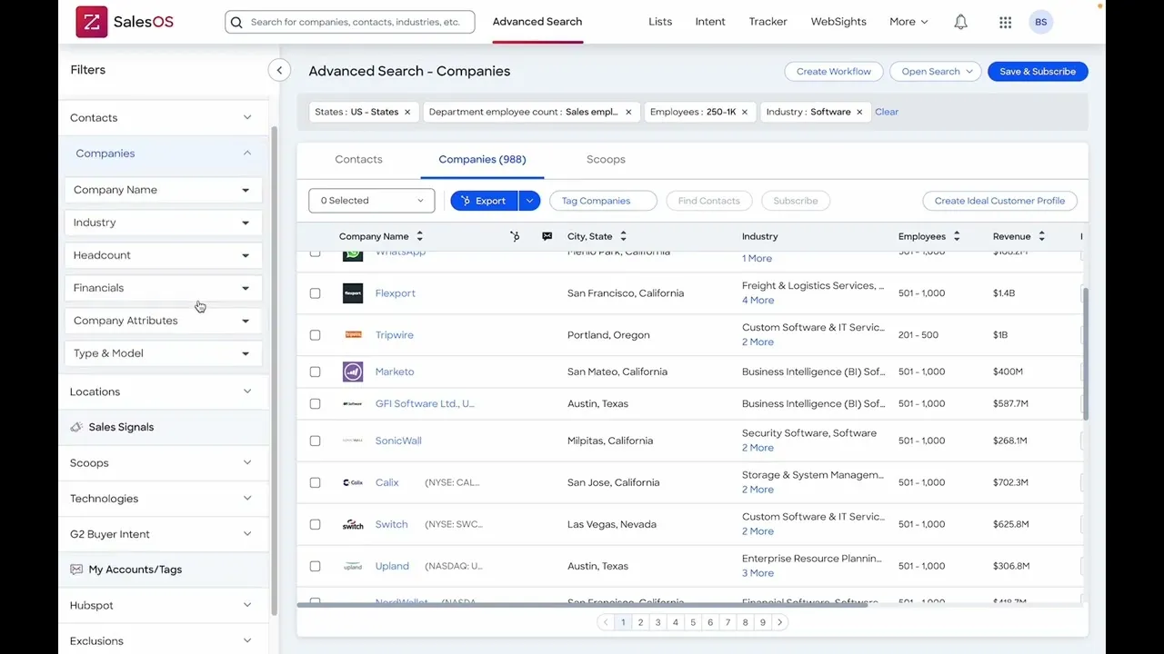 Prospecting and Lead Generation Tool
