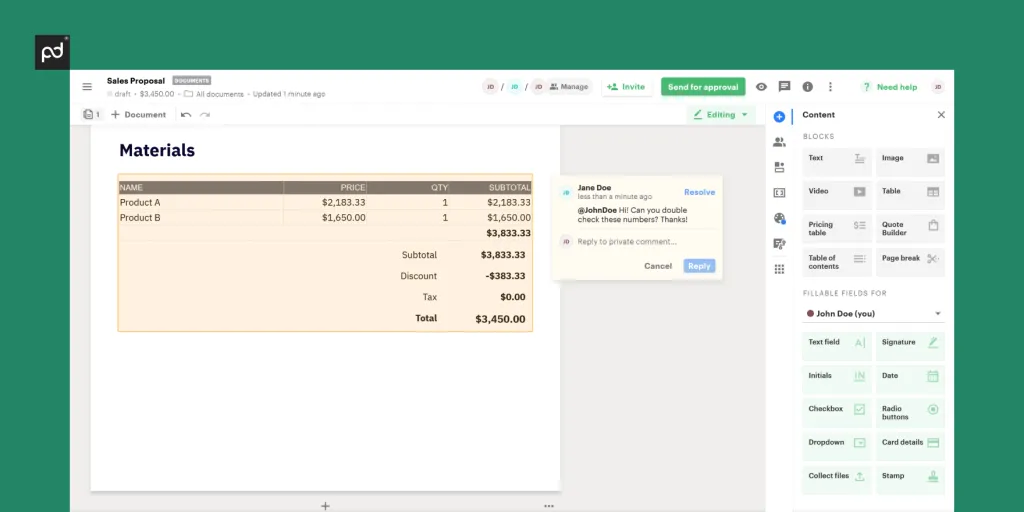 Proposal and Contract Management Tools