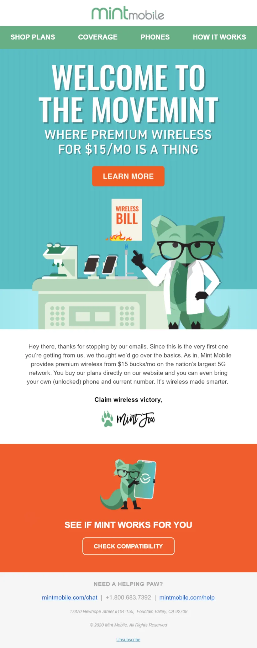 Welcome Series Emails
