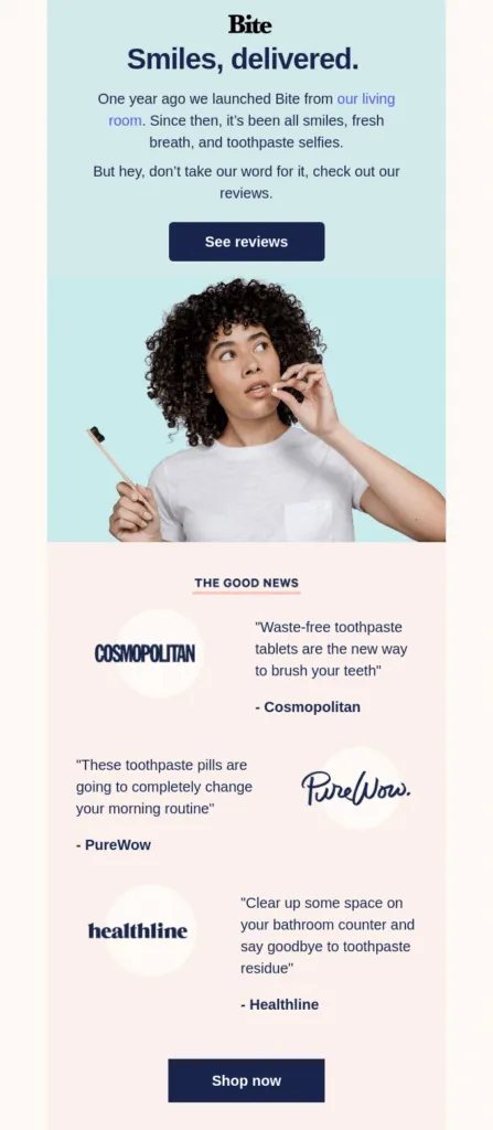 Case Studies and Testimonials Email 