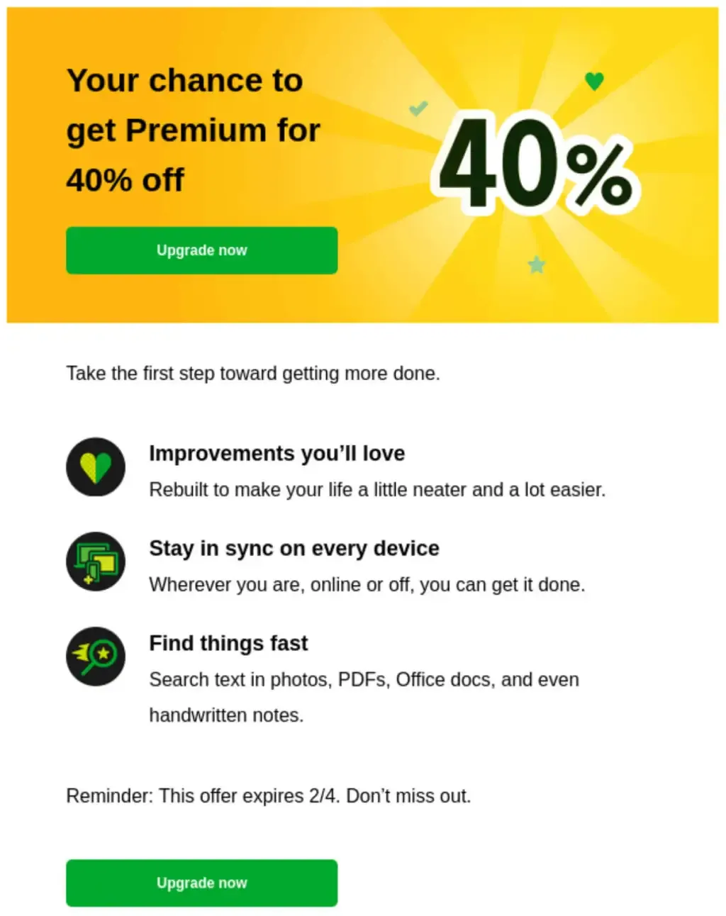 Sales Promotion Emails
