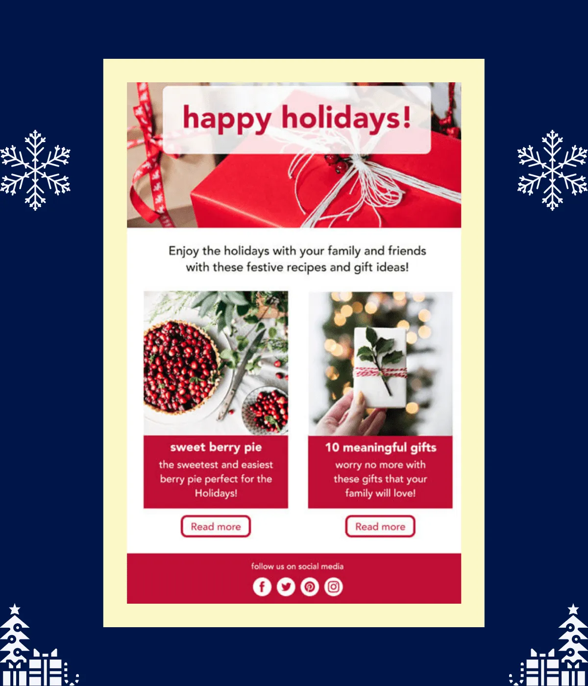 Seasonal Campaign Emails