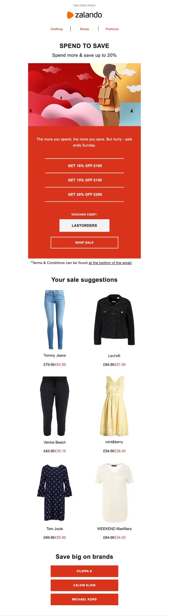 Zalando Promotional Email