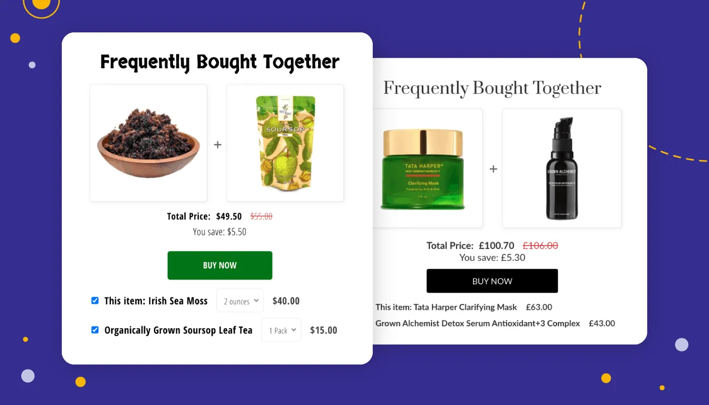 Promote Exclusive Product Bundles