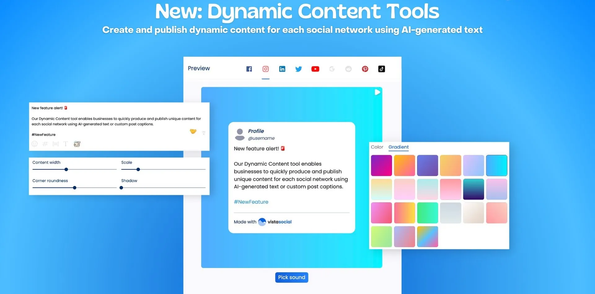 Dynamic Content Tools