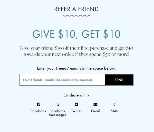 Incentivized Referral Program