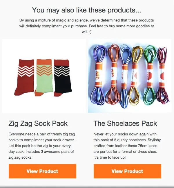 Upsell & Cross-Sell Email