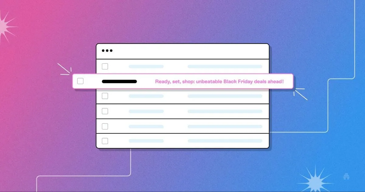 20 of the Best Black Friday Email Subject Lines