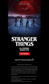 Netflix Product Launch Email