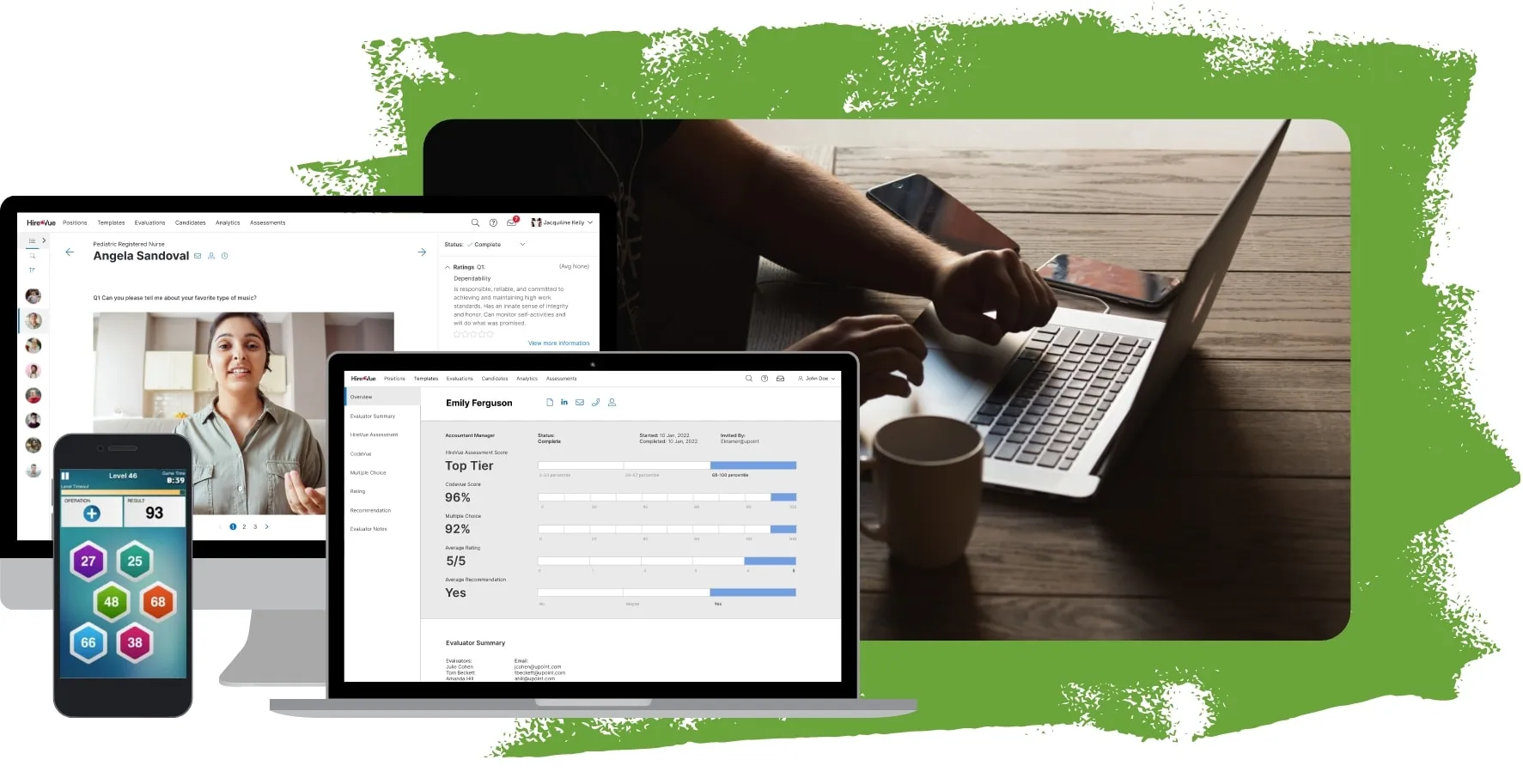 HireVue’s Sales Assessment Tool