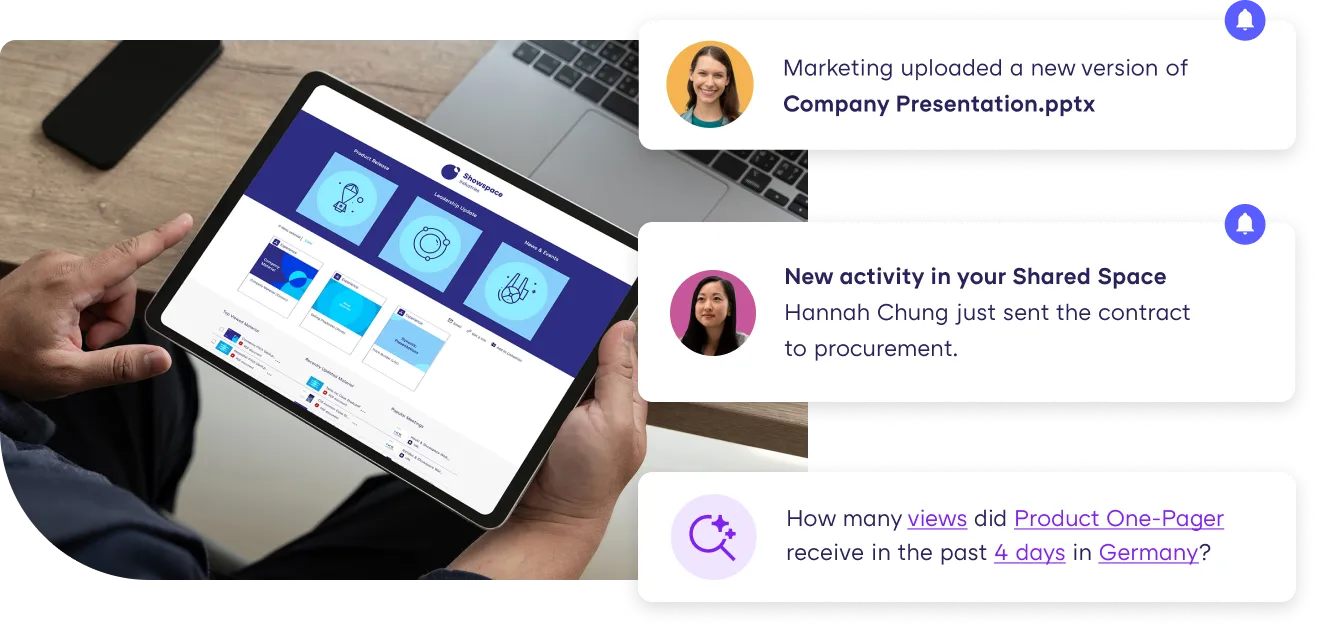 Showpad Content for Sales Reps