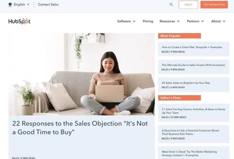 HubSpot Sales Blog