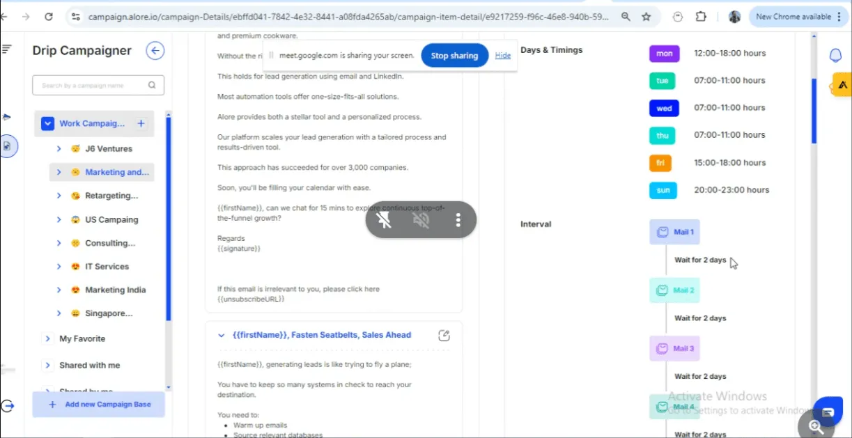 Drip Campaign Manager