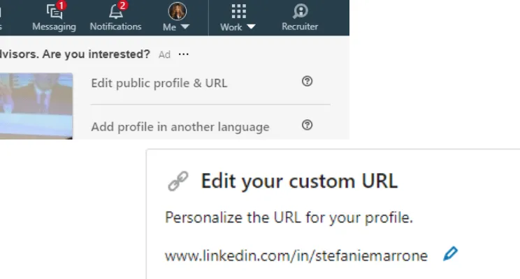 Access Your LinkedIn Profile Settings