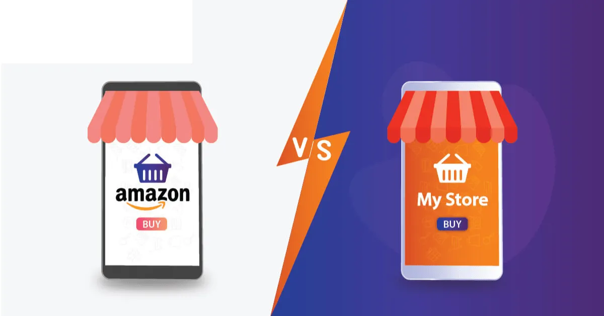 Detailed comparison of selling through your website and third-party platforms like Amazon.