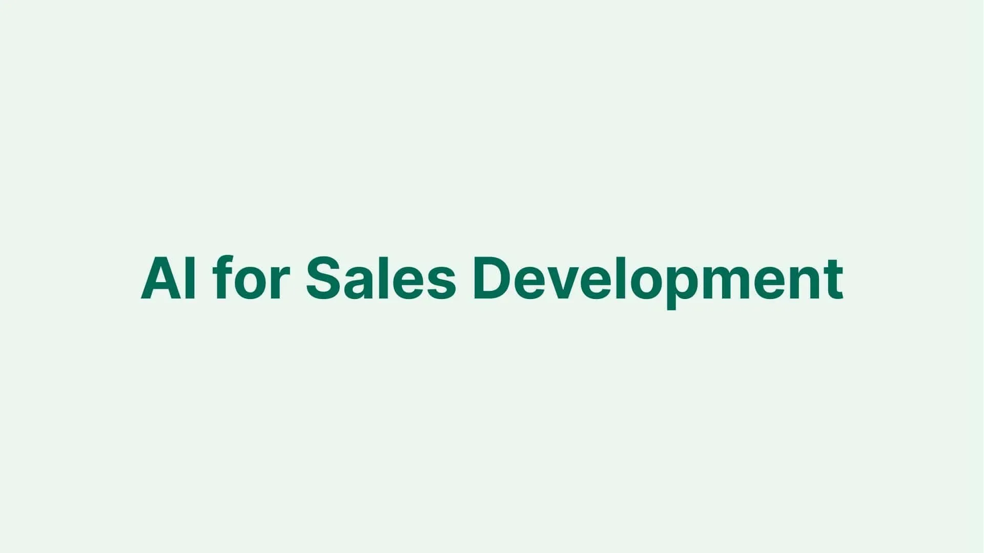 How Do AI SDR Help to a Successful Sales Development Strategy?