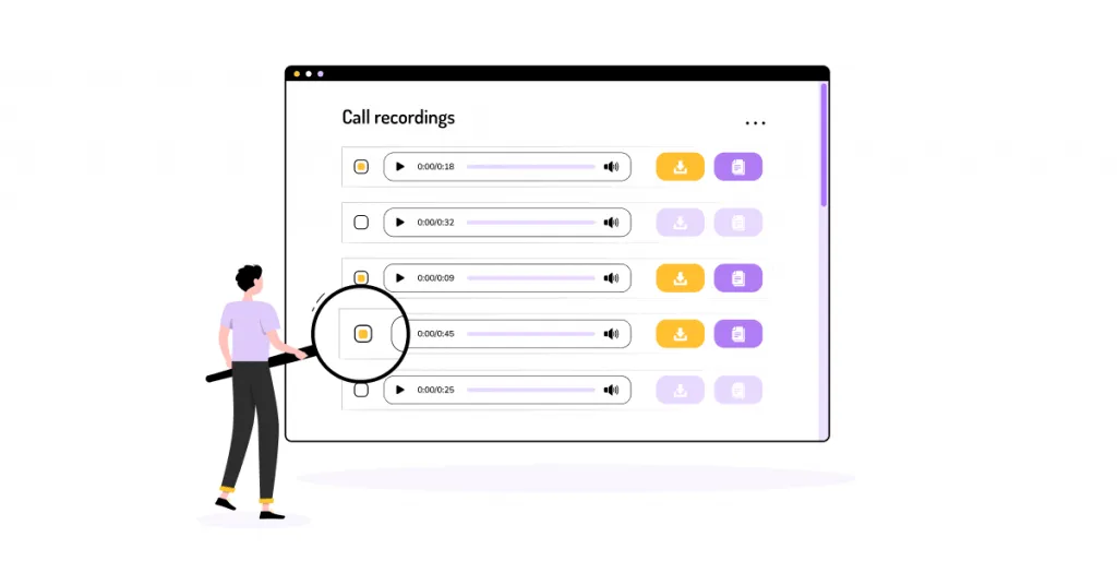 Leverage Call Recordings and Coaching Tools