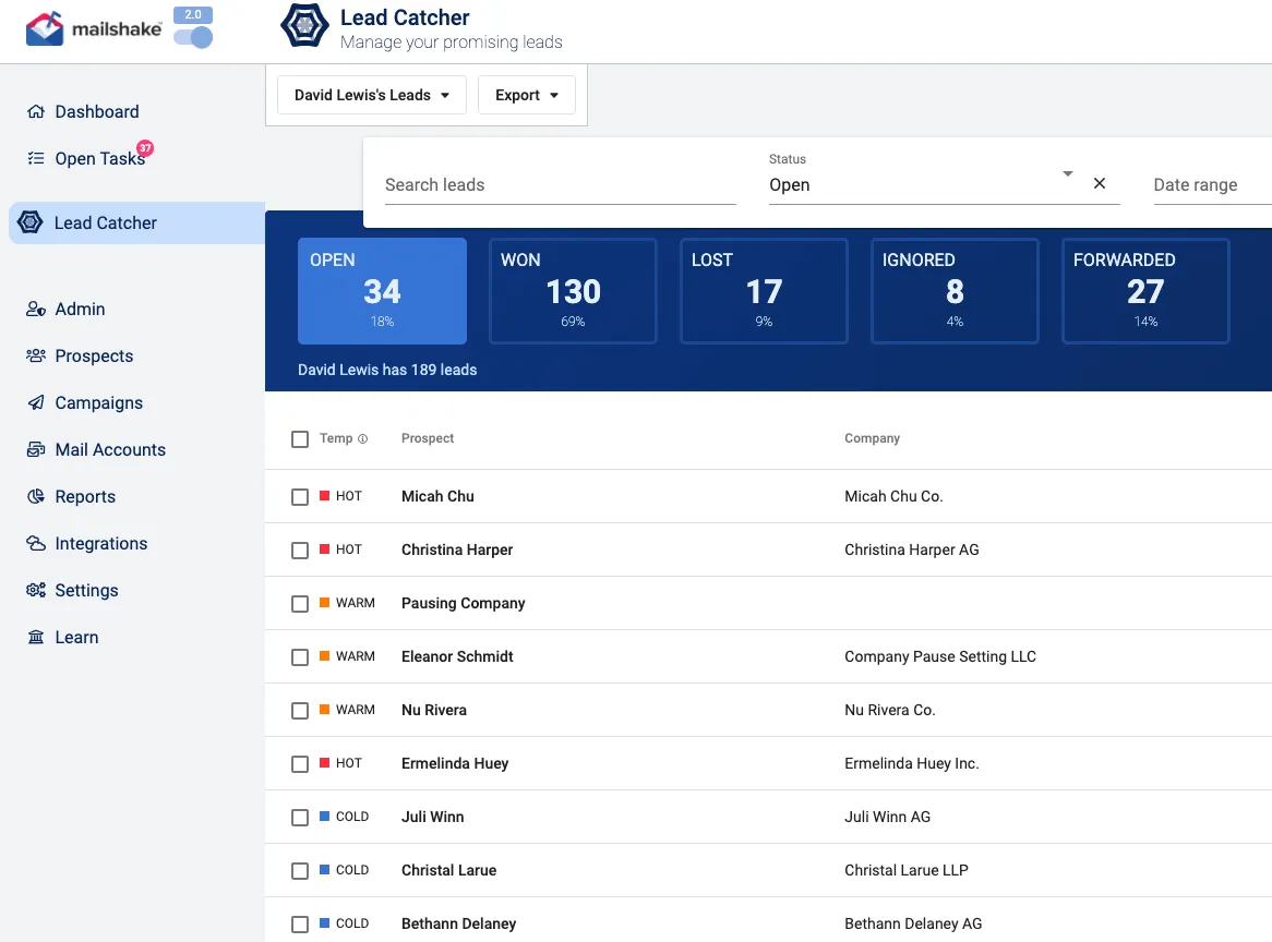 Mailshake – Best for Cold Email Campaigns