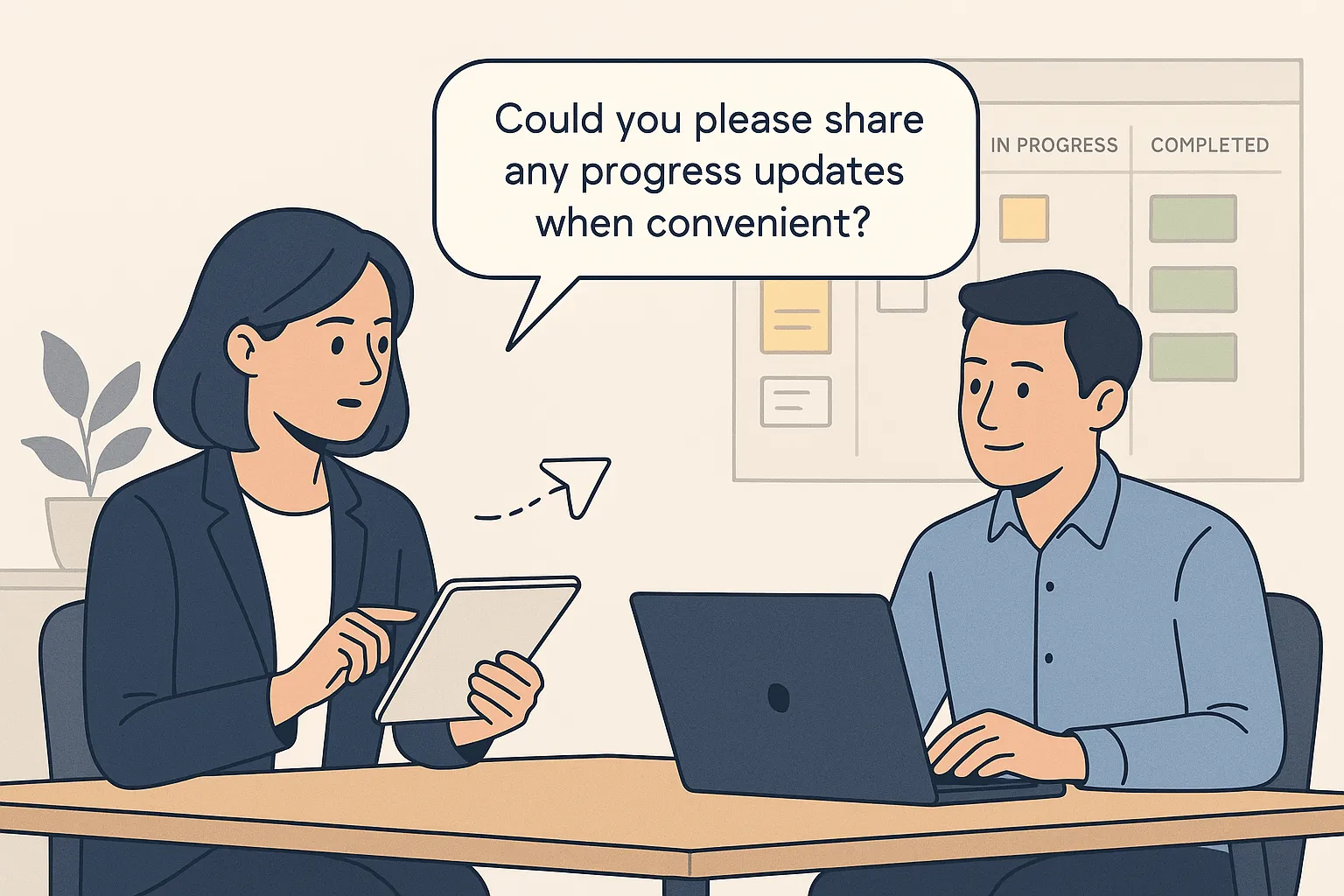 Could you please share any progress updates when convenient?