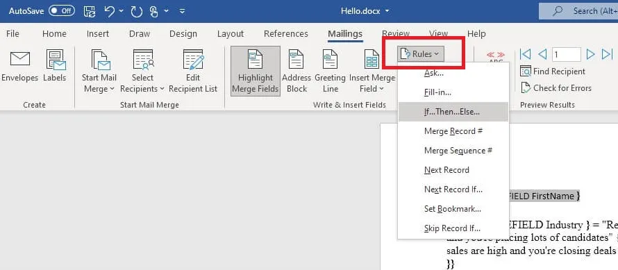 Use Conditional Statements