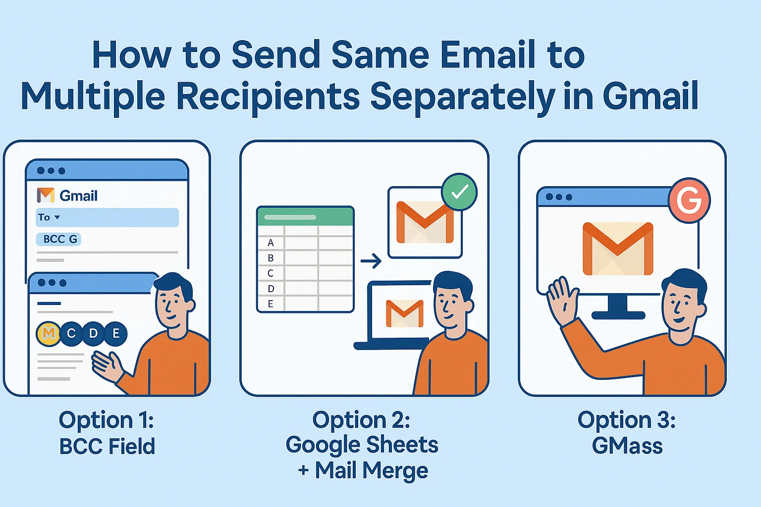 How to Send Same Email to Multiple Recipients Separately in Gmail