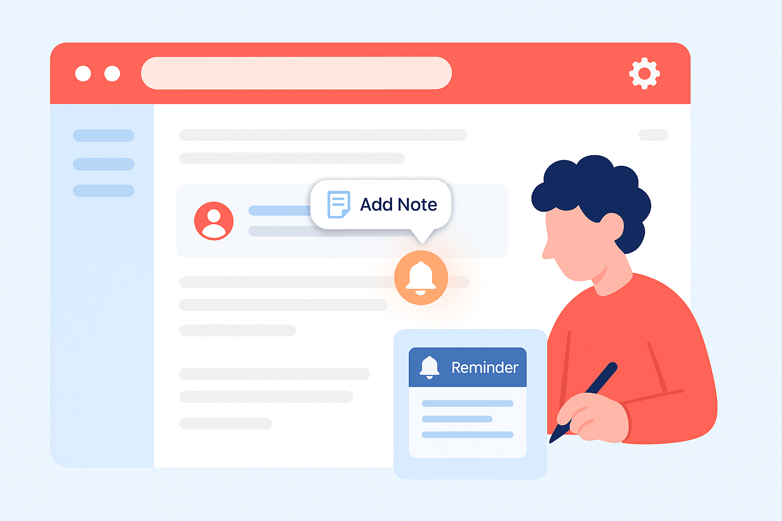 Add Reminder Notes with Right Inbox Extension