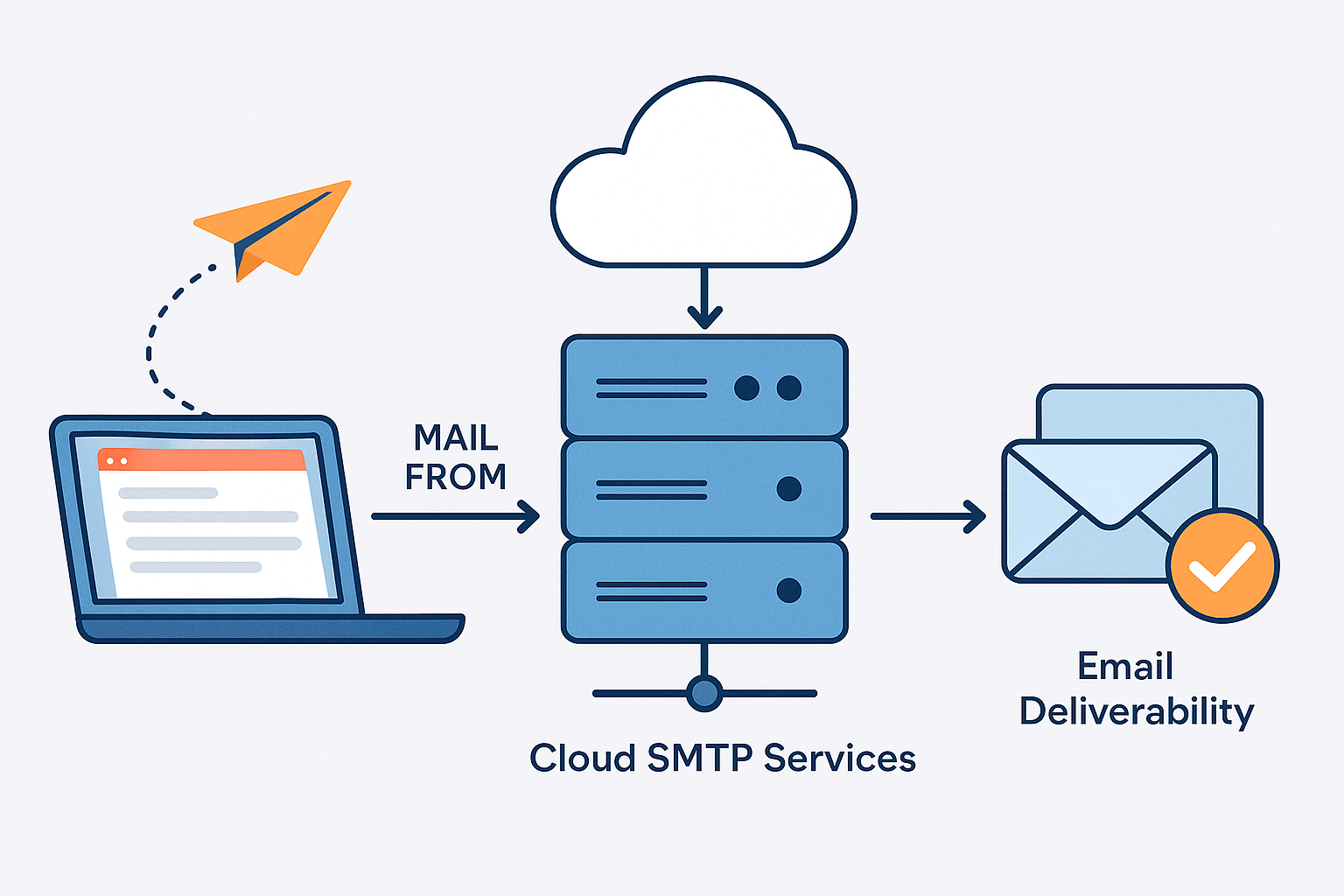 SMTP Relay, Cloud SMTP Services, and Email Deliverability